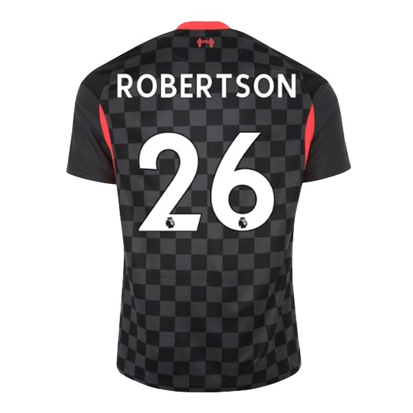 Camiseta Liverpool NO.26 Robertson Replica Tercera Ropa 2020/21 Negro